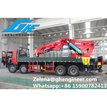 Hydraulic Truck Tail Crane of Half Knuckle Boom